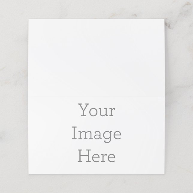 Carte de fidélité doubleHorizontale Tente (Extérieur déplié)