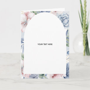 Créez votre propre carte de remerciement florale p