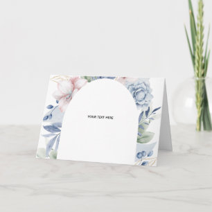 Créez votre propre carte de remerciement florale p