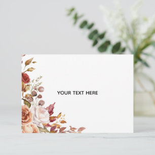 Créez votre propre carte de réponse florale