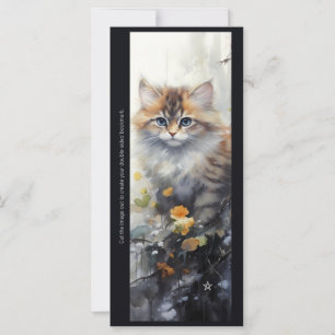 Créez votre propre carte de signet de chaton benga