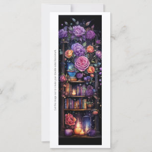 Créez votre propre carte de signet de roses de bib