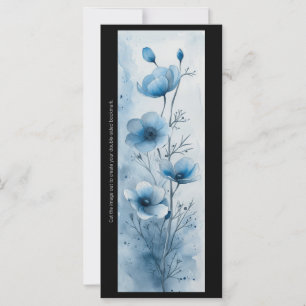 Créez votre propre carte de Signet Jolie Fleurs bl