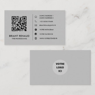 Créez votre propre carte de visite à code QR