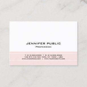 Créez votre propre carte de visite moderne, élégan