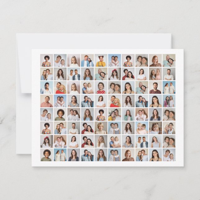 Créez votre propre carte de voeux Collage de photo (Devant)