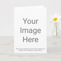 Créez votre propre carte de vœux pliée 13 x 18 cm