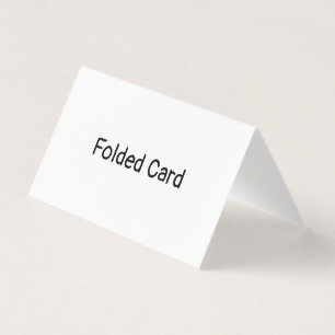 Créez Votre Propre Carte Horizontale Pliée