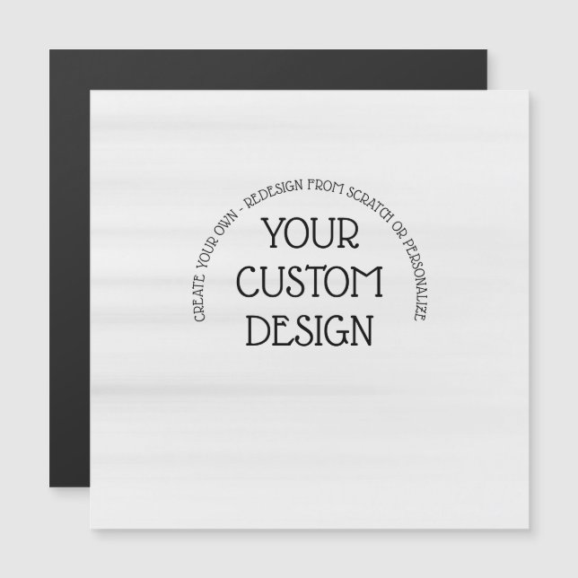 Créez votre propre carte magnétique (Devant / Derrière)