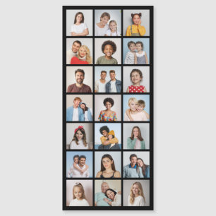 Créez votre propre carte magnétique de 21 photos