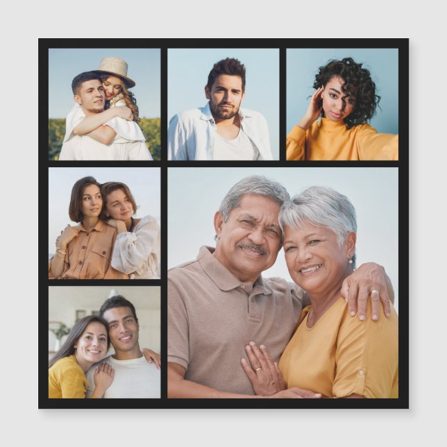 Créez votre propre carte magnétique de Collage de  (Devant)