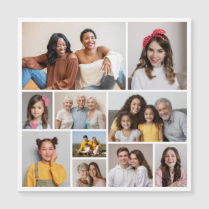 Créez votre propre carte magnétique de collage pho