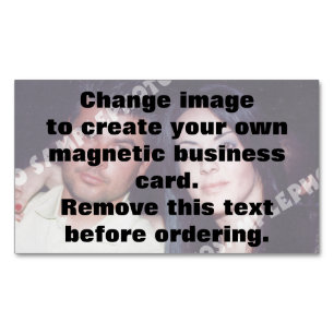 Créez votre propre carte magnétique photo personna