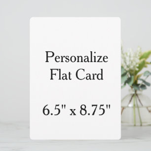 créez votre propre carte personnalisée 6,5" x 8,75