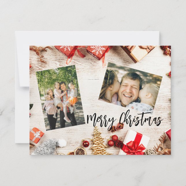 Créez votre propre Carte photo, Noël personnalisé (Devant)