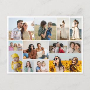 Créez votre propre carte postale de 12 photos