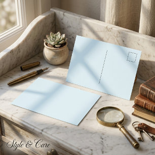 Créez votre propre carte postale glacée aquarelle