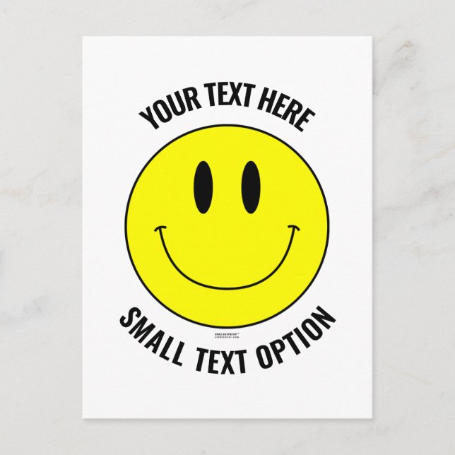 Créez votre propre carte postale Smilie Smile (Devant)