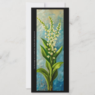 Créez votre propre carte signet muguet
