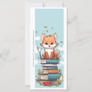 Créez votre propre carte signet Red Fox Wiley