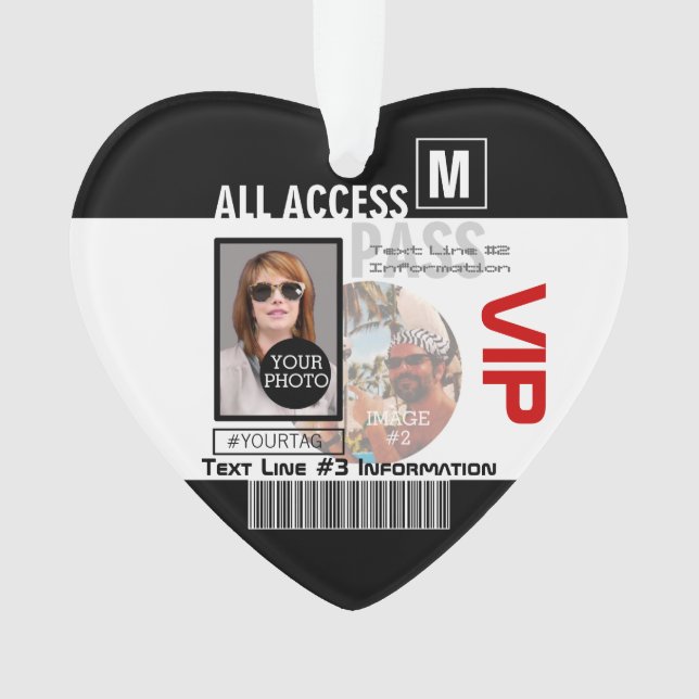 Créez votre propre carte VIP Pass 8 façons de pers (devant)
