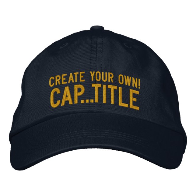 Créez votre propre Casquette en 2 étapes faciles A (Devant)