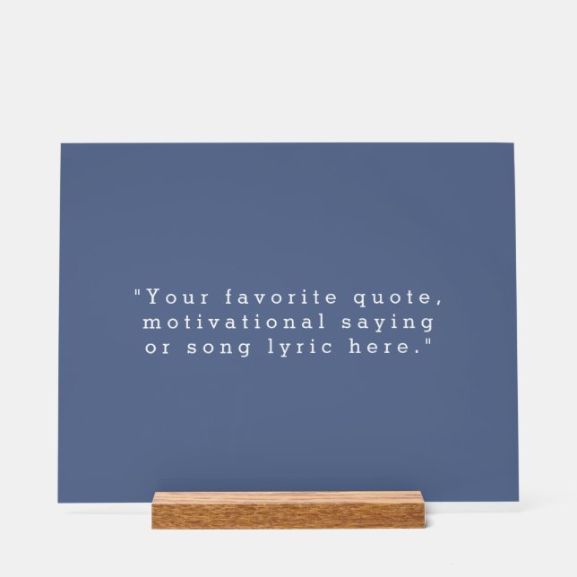 Créez Votre Propre Citation (Recto)