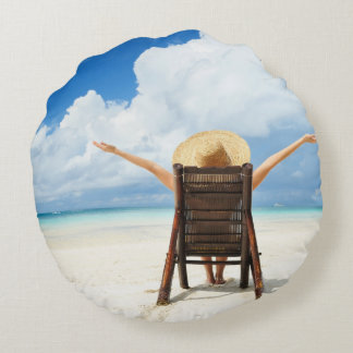 Créez votre propre coussin rond de photo