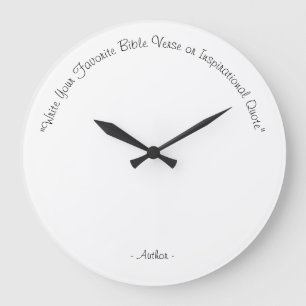 créez votre propre grande horloge murale