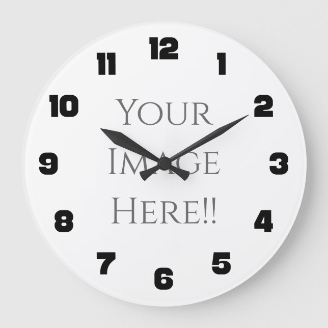 Créez votre propre horloge AcryliPrint®HD (Recto)
