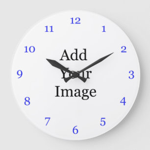 Créez votre propre horloge photo. Ajouter votre pr