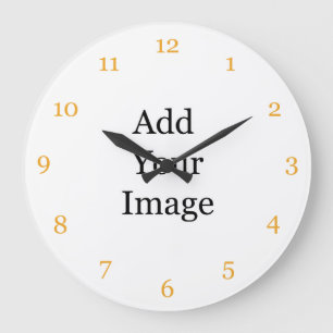 Créez votre propre horloge photo. Ajouter votre pr