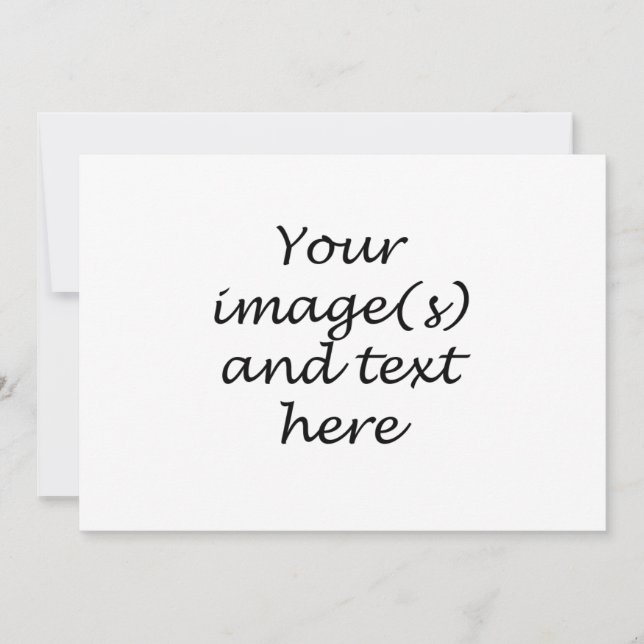 Créez Votre Propre Invitation (Devant)