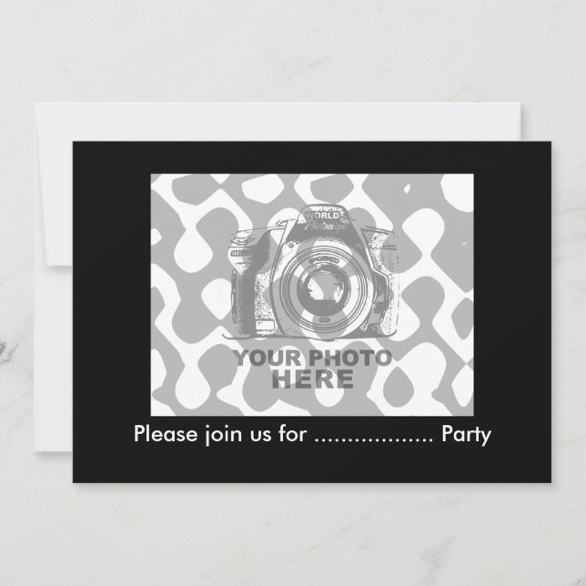 Créez votre propre invitation 5"x7" Horizontal 4 (Devant)
