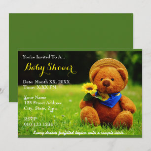 Créez votre propre invitation de baby shower