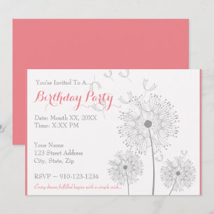 Créez votre propre invitation de fête d'anniversai