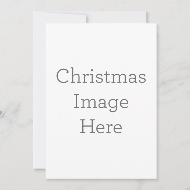 Créez Votre Propre Invitation de Noël (Devant)