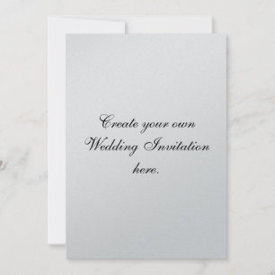 Créez votre propre invitation faite sur commande