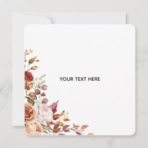 Créez Votre Propre Invitation Florale