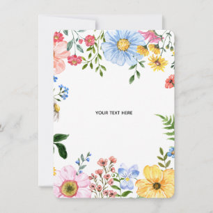 Créez Votre Propre Invitation Florale