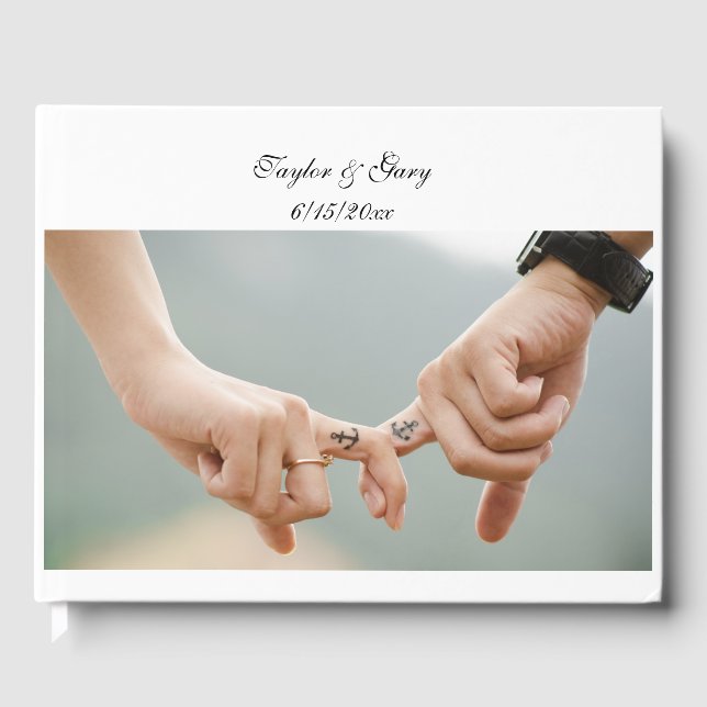 Créez votre propre livre d'or Mariage avec photos (Recto)