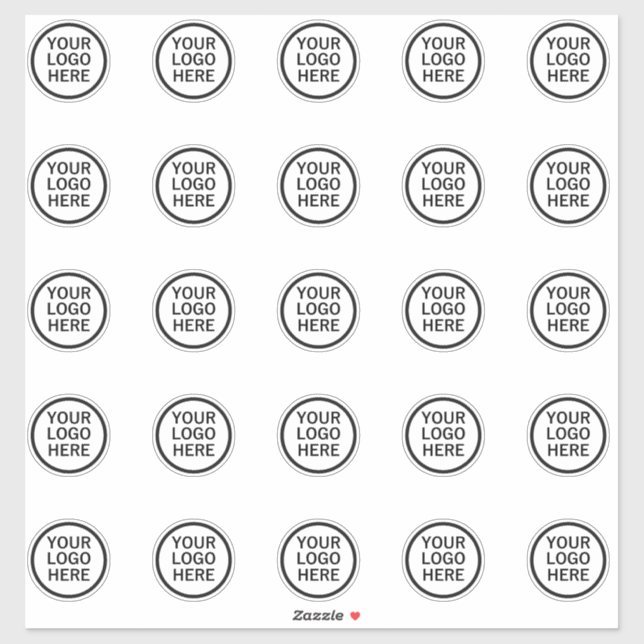 Créez votre propre logo d'entreprise Sticker Kiss- (Feuille)