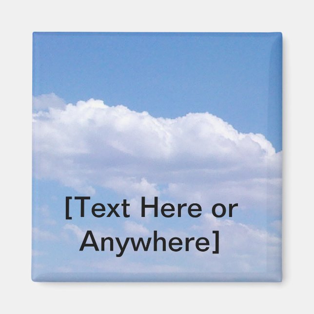 Créez votre propre Magnet Blue Sky (Devant)