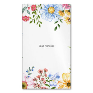 Créez Votre Propre Magnet de Carte de Visite Flora