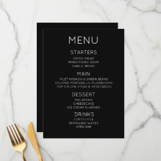 Créez Votre Propre Menu Personnalisé