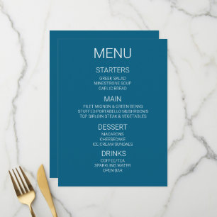 Créez votre propre menu personnalisé personnalisé