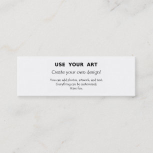 Créez votre propre mini carte de visite maigre