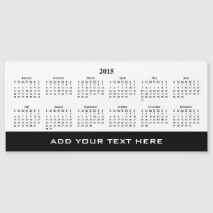 Créez votre propre Modèle de calendrier 2015