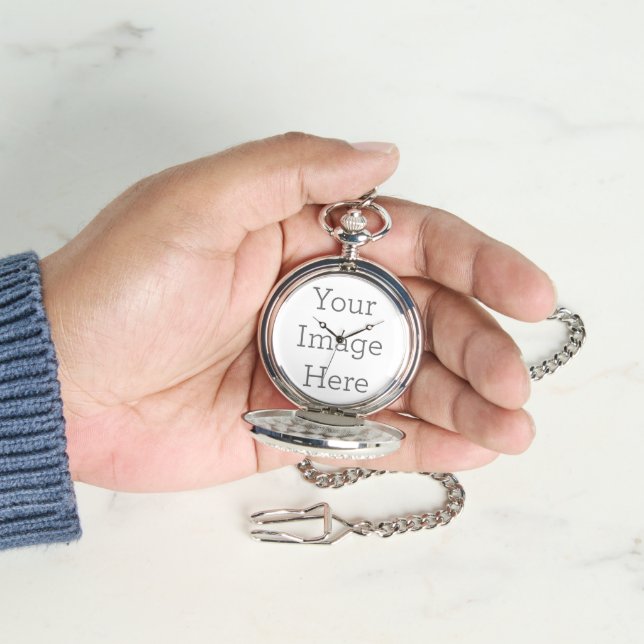 Montre Montre de poche en argent (main)