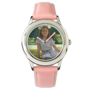 Créez votre propre montre rose faite sur commande